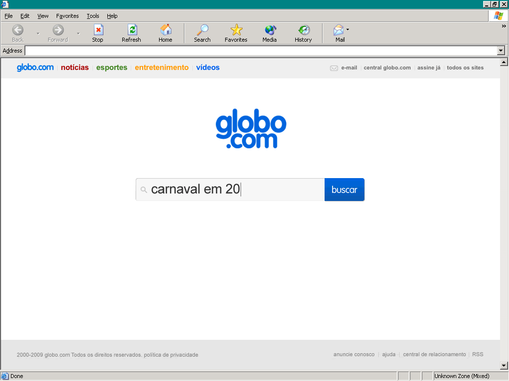 Globo.com's web search